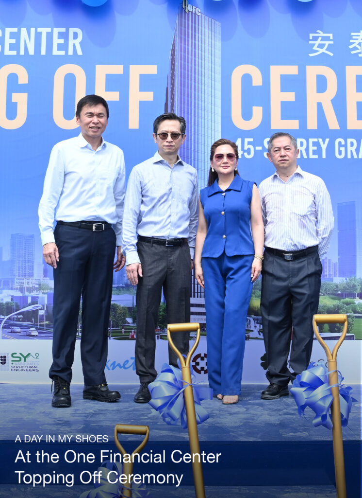 A Day in My Shoes at the One Financial Center Topping Off Ceremony