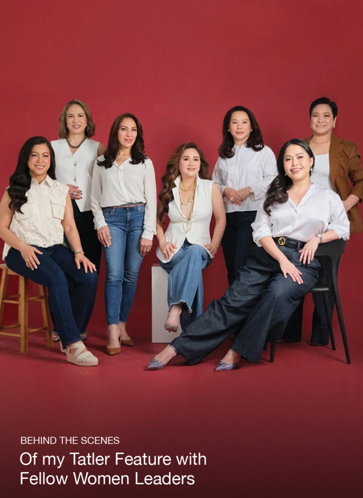 Behind the Scenes of my Tatler Feature with Fellow Women Leaders